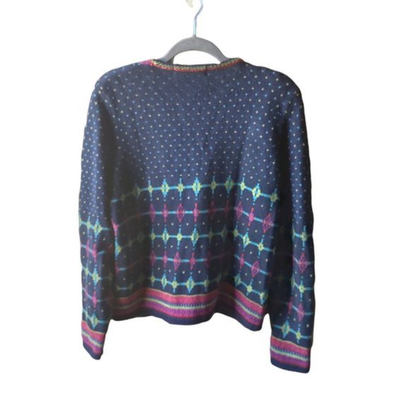 Marsh Landing Vintage Full Zip Nordic FairIsle  Sweater M - LAST CHANCE - Picture 8 of 10